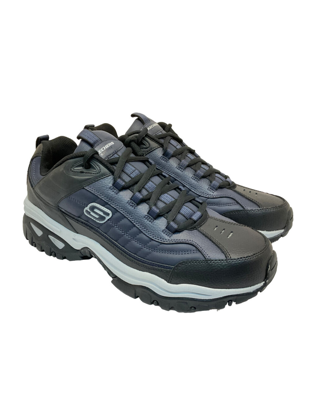 Skechers Men’s Energy - After Burn Athletic Casual Shoes SN50081 Black/Navy 14M